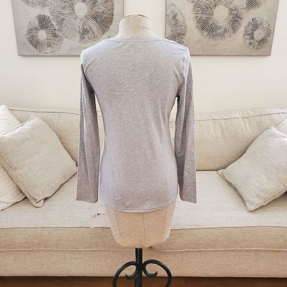 Calvin Klein Logo Long Sleeve Pajama Top - Picture 6 of 11